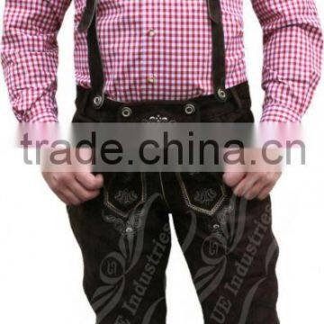 660 bavarian lederhosen , trachtenlederhose , knee length lederhosen , bavarian clothing , kniebund lederhosen, suede lederhosen