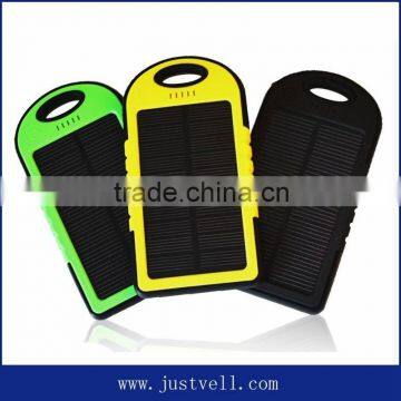 portable power bank solar power bank solar energy power bank, dual usb portable solar panel power bank