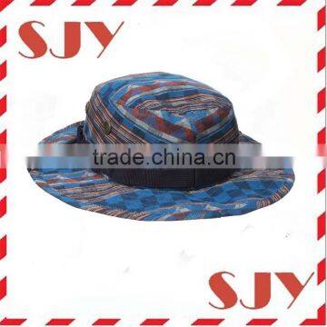 Wide brim custom printed bucket hats wholesale