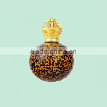 charming sexy leopard-print glazed ball refillable perfume bottle