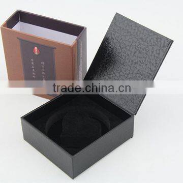 High quality custom made magnetic closure paper jewelry box with insert