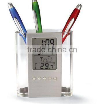 Digital plastic calendar /Electronic calendar with clock alarm thermometer