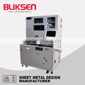 Waterproof sheet metal semiconductor equipment enclosure