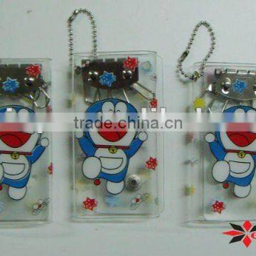 Doraemon design PVC key holder /case for promotion