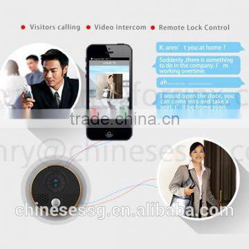 wi-fi apartment video door phone that lets you answer the door from your smartphone.
