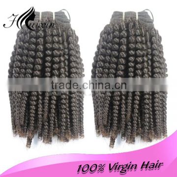 100% Unprocessed Virgin Cambodian Kinky Curly Hair Weaves