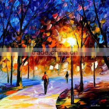 Hot Sell Furniture Decor Abstract Landscape Art Modern Oil Painting 52603