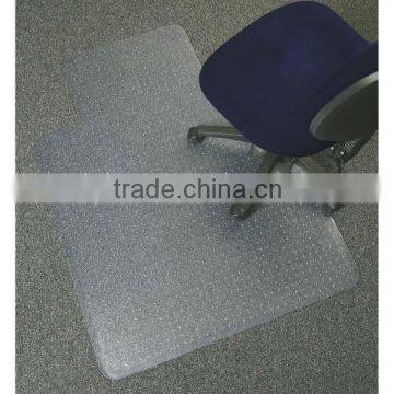 PVC carpet chair mat with nail