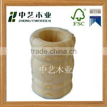 Column Shaped Wooden Candy Bucket photo-2