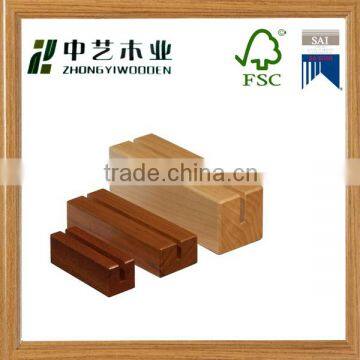 High Quality Restaurant Tabletop Accessories Customized Wooden Menu Holder Stand photo-6
