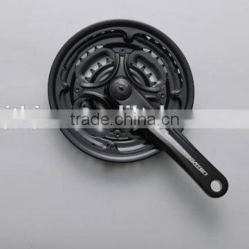 IISA349P12 bicycle crank & chainwheel alloy crank 170mm and steel 24T/34T/42T with plastic chainguard