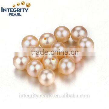 6.5-7mm AAA pink round colorful loose pearl, high quality loose pearl, loose seed pearls