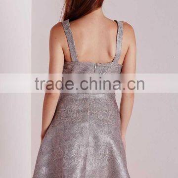 Crepe A-line Spaghetti Strap Sexy Women Evening Dress photo-3