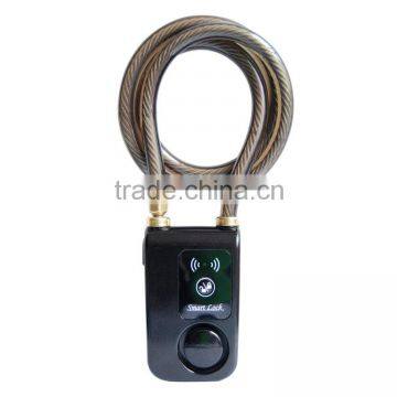 2016 Newest Bluetooth 4.0 Version Wireless Bicycle , Motorcycle Anti Theft Smart Alarm Chain Lock Remote IOS and Android photo-2