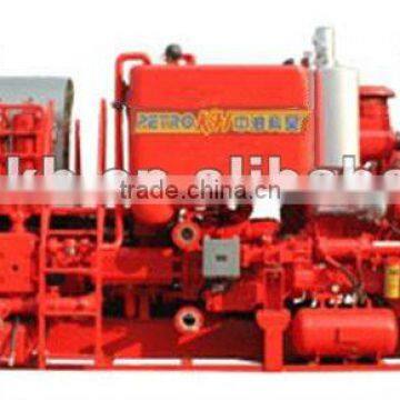 Double Pump Oil Well Cementing Skid