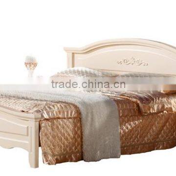 High Gloss wood double bed models with drawers HA-829# wooden bed models