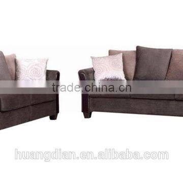 Foshan custom made funiture velvet fabric wooden living room sofa couch