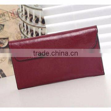 Custom Card Holder Young Girl Wallet Genuine Leather Money Bag Leather Wallet