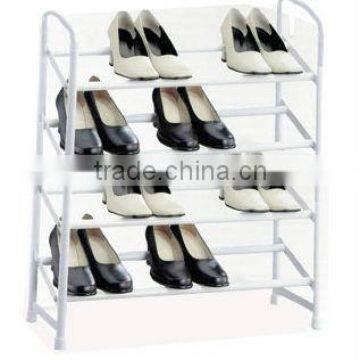 4 Layers Expandable Shoe Rack - Chrome