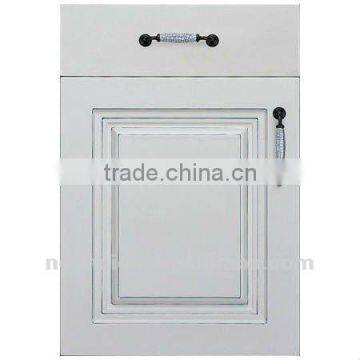 hot sales wood grain color pvc film faced modular door for kitchen cabinet