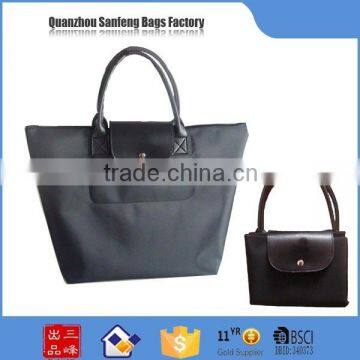 Wholesale in china nylon foldable shopping bag , shopping bag , folding shopping bag