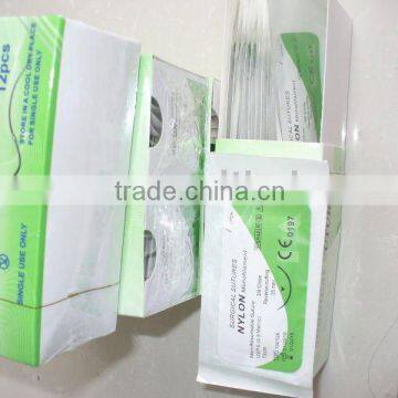 CE, nylon suture with needle