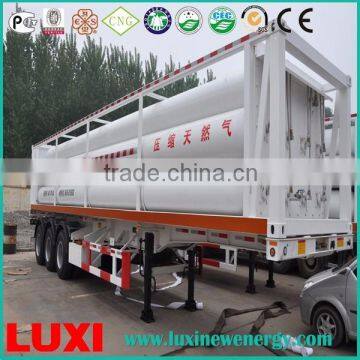 trailer for sale 25MPa fuel tanker trailer , cng tank truck