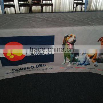 Whosale Polyester Rectangular Type Table Cover With Logo photo-5