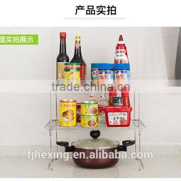 High quality folding stainless steel storage rack