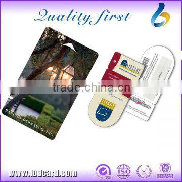 LBD UV Spot RFID Blank Business Plastic Smart Card with Chip MIFARE Plus x2k