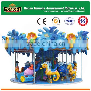 colorful and cheap carousel used amusement rides for sale