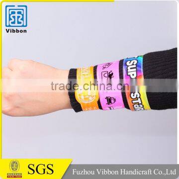 cool individual pvc/silicone slap wristbands for sale