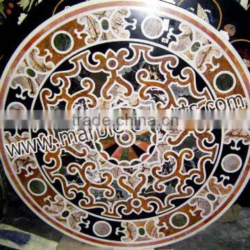 Italian Inlay marble Dining Table Top