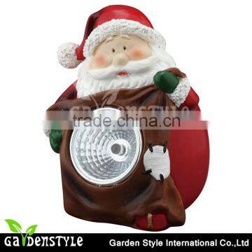 Led Santa Claus Solar Outdoor Garden resin Light and Lawn Light