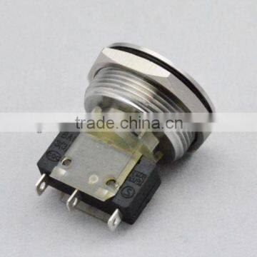 19MM microswitch metal button switch