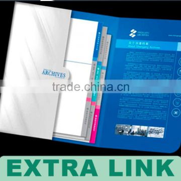 CMYK Company Presentation Folder Printing For Exhibition