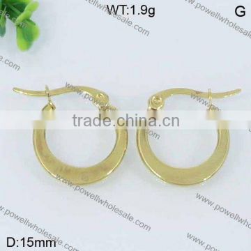 2015 New Arrival Fashion golden earring designs for women