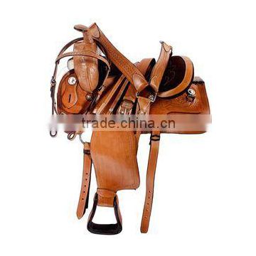 2016 Custom Trail Saddle - leather trail western saddle/hand carved western saddle