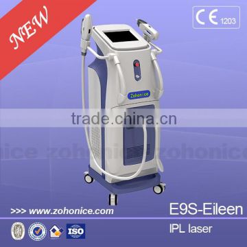 E9S Multi-functional ipl elight nd yag hair removal and tattoo removal machine