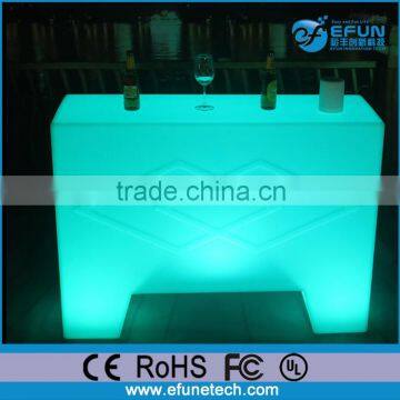 New Fashion Design Rechargeable Glowing Bar Furniture,restaurant Illuminated Light up Hotel Bar Counter photo-1