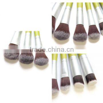 24pcs Vegan Bamboo Handle Makeup Brush Set With Powder Angled Foundation Lip Eye Brush photo-5