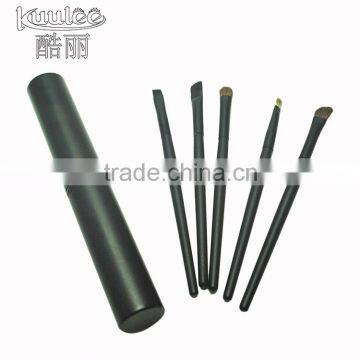 Portable Beauty Factory Price 5Pcs Eye Shadow Makeup Brush Set With Case photo-4