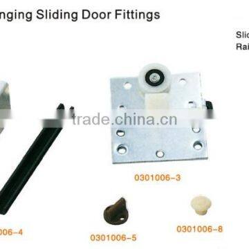 Inner-hanging wardrobe sliding door accessories