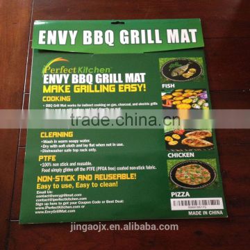 TV products(400 pcs/lot 15.75"x13") Ptfe (PFOA Free) NON-Stick Surface Hot Plate Reusable Easy To Clean BBQ Grill Mats