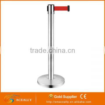 ACEALLY 5 Meters Stainless Steel Wall Mounted Retractable Belt Barriers photo-5