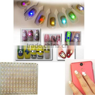 Made in China FPC NFC LED nail art sticker