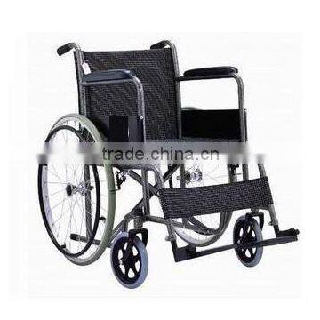 for hospital and family with CE Certified manual steel wheel chair