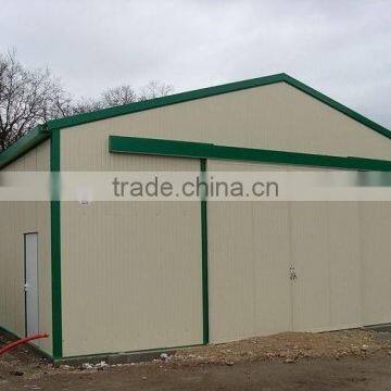 Light Steel Prefabricated Warehouse / Hangar