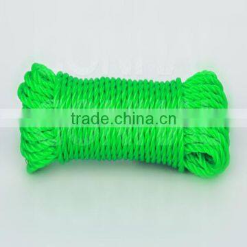 clothesline rope and polyethylene fishing twine