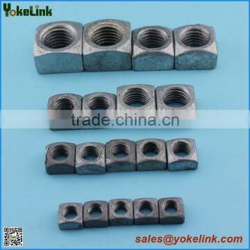 ANSI B 18.2.2 Galvanized Square Nuts With Tapped Thread photo-3